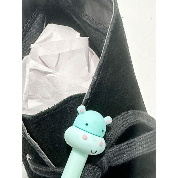 Aerosoles Ruffalo Wing Lace Up Suede Leather Heeled Heelrest Ankle Boots Black 6 - Picture 11 of 13